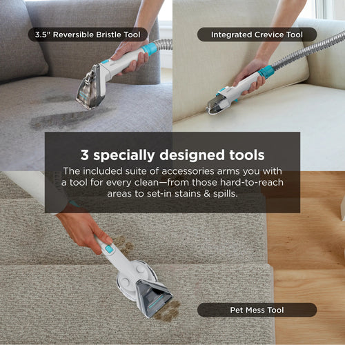 Portable Carpet and Upholstery Cleaner - Spot, Stain, and Odor Eliminator