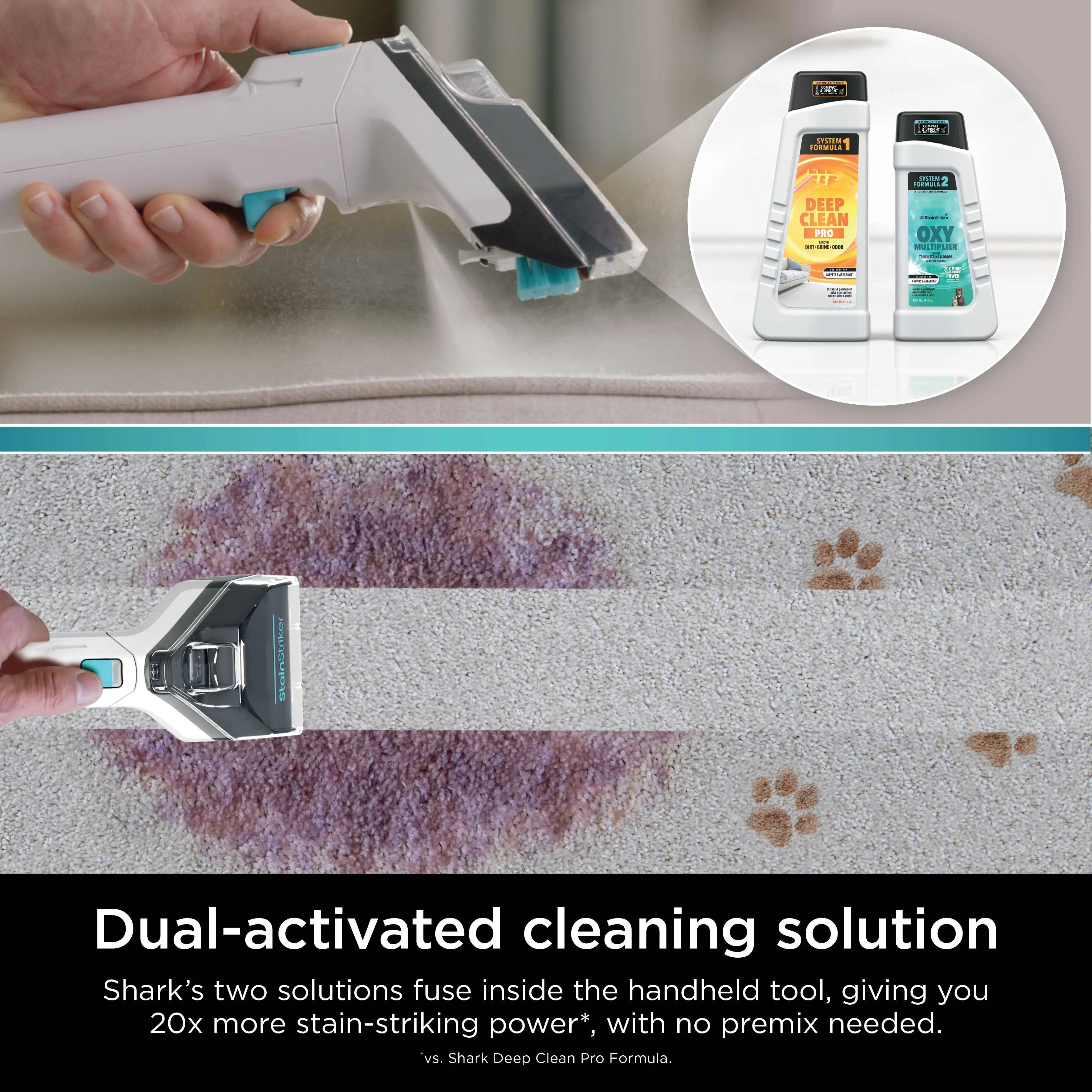 Portable Carpet and Upholstery Cleaner - Spot, Stain, and Odor Eliminator